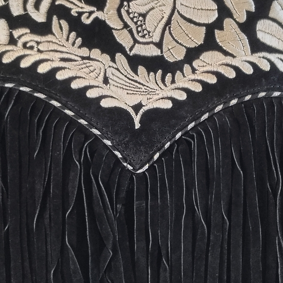 Scully Black Embroidered Women's Jacket - Picture 7 of 12